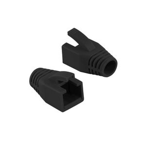 MicroConnect Strain Relief Boot Cat7  cables upto 8.5mm Black,  50pcs