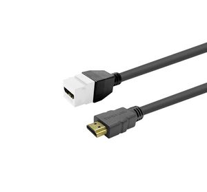 Vivolink Keystone White HDMI Female to  HDMI Male