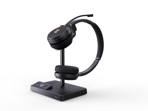 Yealink WH62 DECT Wireless Headset  DUAL TEAMS WH62 DECT Wireless  Headset DUAL TEAMS, Personal audio conferencing system, Black, 100 - 10000 Hz,