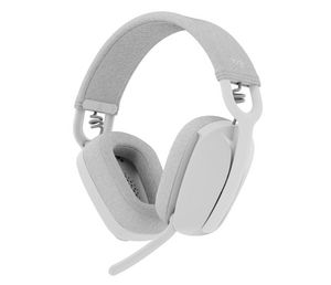 Logitech Zone Vibe 100 Headset full size Bluetooth wireless off-white