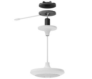 LOGITECH Mounting kit ceiling mount mic holder for microphone white ceiling mountable pendant for Rally Mic Pod