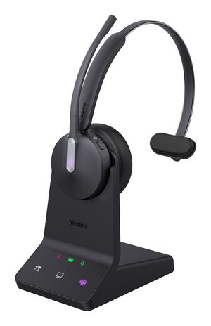 Yealink Wh64 Mono Teams Headset  Wireless Head-Band  Office/Call Center Micro-Usb Bluetooth Black