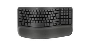 Logitech Wave Keys keyboard RF  Wireless + Bluetooth QWERTY  US International Graphite
