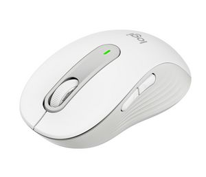 Logitech Signature M650 wireless Bluetooth 2.4 GHz Bolt USB receiver off-white