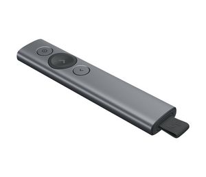 Logitech Spotlight Plus Spotlight, Bluetooth/RF, 2.4  GHz, 30 m, Lithium Polymer (LiPo), USB, Grey