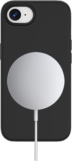 eSTUFF INFINITE (GRS) ROME iPhone  17e/16e Black Magnetic Cover.  Material: 55% (GRS) recycled PC and 26% recycled silicone