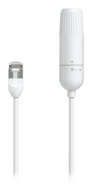Ubiquiti Shielded, ultra-thin  extension cable with  waterproof cap, designed for tight spaces and last inch reach installations.