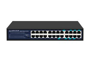 Lanview Unmanaged 24-Port Full  Gigabit Intelligent Ethernet  Switch