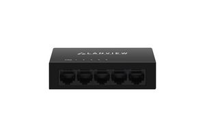 LANVIEW Unmanaged 5 Port Switch 10/100/1000Mbps Ethernet