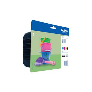 Brother LC221 Value Pack - 4 pakker -