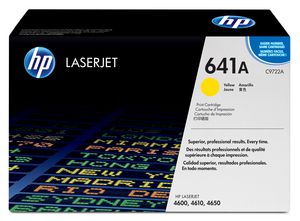 HP Toner Cartridge 8000sh Yellow 641A Yellow Original LaserJet  Toner Cartridge, 8000 pages, Yellow, 1 pc(s)