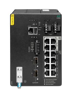 HPE Aruba CX 4100i Switch 12G 8 Port Class 4 PoE and 4 Port Class 6 PoE 2 SFP+ Layer 2 Web GUI CLI NetEdit REST APIs
