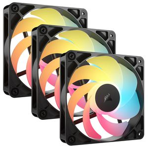 CORSAIR RS120-R Fan 3-pack Sort 120 mm
