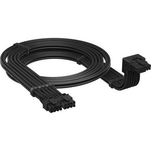 CORSAIR Right Angled Embossed PCIe 5.1 12V-2x6 Cable 600W Type-5 UL1569 16AWG105C VW-1 Black 650mm Style A