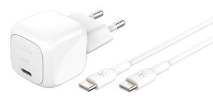 Belkin BOOST Charge USB-C/USB-C 30WLad.PD,ws+Kab.WCA008kq1MWH-B6