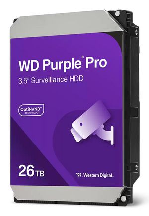 WD Purple Pro Harddisk WD260PURP 26TB 3.5 Serial ATA-600 7200rpm