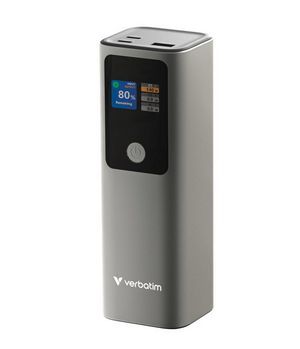 Verbatim Charge ?n? Go Power Bank  27000mAh 183W, Grey