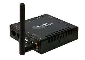 ALLNET MSR Zentrale ALL3419 inkl. 3 Sensor Ports & WLAN & Temperaturfühler ALL3006 für IP Gebäude Automation