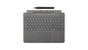 Microsoft Surface Pro Keyboard With  Slim Pen Qwertz German  Microsoft Cover Port Platinum