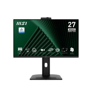 68,6 cm (27") 2560 x 1440 Pixel MSI 9S6-3PC8CM-001 16:9 Wide Quad HD IPS 4 ms 100 Hz DisplayPort HDMI USB-Hub Pivot Height VESA Speaker