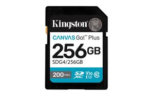 CARD KINGSTON 256GB XC Canvas Go Plus Gen4 200MB/s C10 UHS-I U3 V30