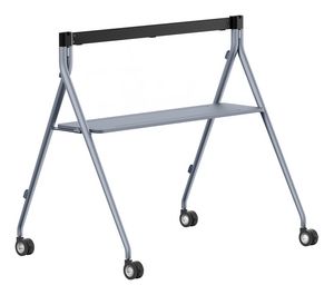 Yealink Floorstand with shelf for  Yealink 65" Meetingboard Pro,  silvergrey