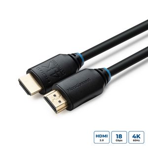 MicroConnect HDMI Cable 4K, 2m Supports 2.0 4K@60Hz, 4K@60Hz  Gold Plated connectors, Copper