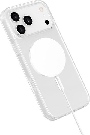 eSTUFF INFINITE (GRS) OSLO iPhone 17  Pro Max Clear Magnetic Cover.  Material:  65% (GRS) recycled PC and 21% (GRS) recycled TPU