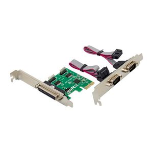 MicroConnect 1 port Parallel, 2 port Serial PCIe card, Chip : ASIX  MCS9901 1 x Parallel por + 2 x serial port