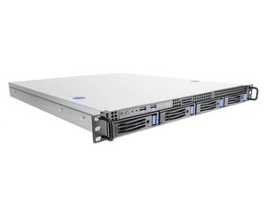 Ernitec 1U 4 Bay Server - Xeon 6357P,  16GB, 2x500GB, A400, 2x1GbE,  IPMI, TPM, 2x300W, Rails, WinServ 2025 STD