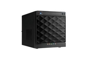 Ernitec Cube 4 Bay Workstation -  Intel Ultra 5 225, 16GB,  500GB NVMe, 1x2.5GbE, 1x1GbE, Wifi 6E, 315W, Win11 Pro