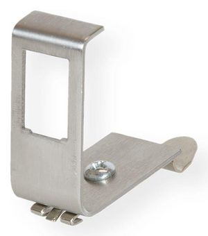 Value DIN Rail Adapter for 1  Keystone module