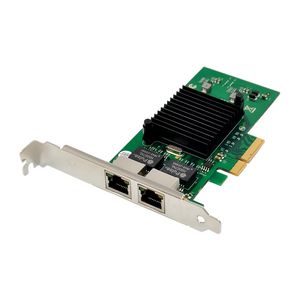 MicroConnect PCIe 82576 Dual network card Chipset : Intel?82576EB 2 x  RJ45 port (copper), Compatible with x4, 8x, and x16 full-height PCIe Slots