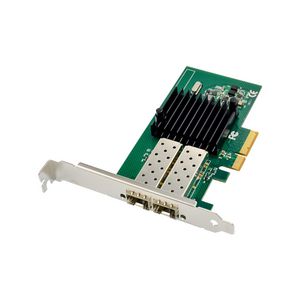 MicroConnect 2 port 1G Fiber Network Card Main Chip : Intel I350 AM2,  Full-height end bracket / Low-profile end bracket