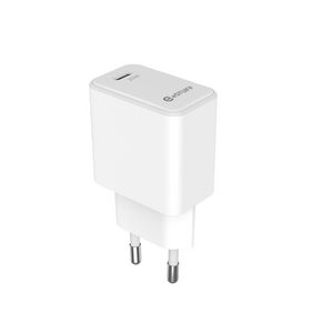 eSTUFF USB-C Charger EU PD 20W. 1 x  USB-C. White