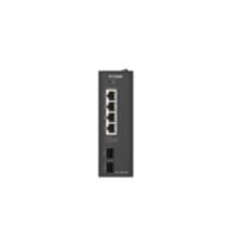 D-Link 6-Port Gigabit Industrial  PoE+ Unmanaged Switch with 2  x SFP Ports
