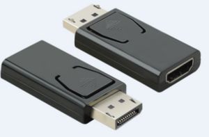 MicroConnect Adapter Displayport - HDMI M-F Displayport 1.2v Passive.  black