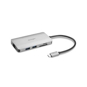 Kensington UH1400p USB-C   Mobile Hub UH1400P USB-C 8-in-1  Driverless Mobile Dock, USB 3.2 Gen 1 (3.1 Gen 1) Type-C, 85 W, 10,100,1000
