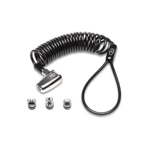 Kensington ClickSafe 2.0 3-in-1 Portable  Keyed Laptop Lock (T-Bar,  Nano  Wedge Anchors)