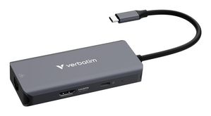 Verbatim USB-C Essentials Multiport  Hub 6 Port With Rj45