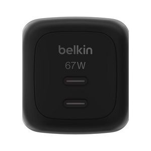 Belkin Ladegert Dual USB-C 67W PD + PPS ,schwarz WCH020kqBK