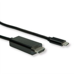 Roline USB-C ADAPTERKABEL 4K@60HZ,  USB-C: HAN - HDMI: HAN, 3,0M,  SORT