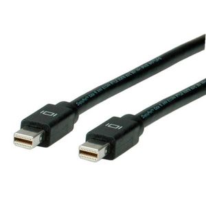 Roline MINI DISPLAYPORT KABEL, 2,0M,  SORT, MINI DISPLAYPORT: HAN -  MINI DISPLAYPORT: HAN