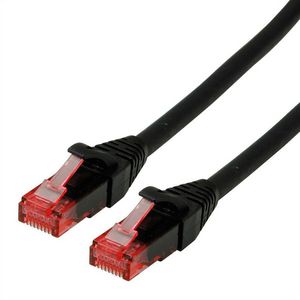 Roline PATCHKABEL KAT6 3,0 M UTP,  LSZH, SORT, RJ45 U/SK?RM  HAN:HAN