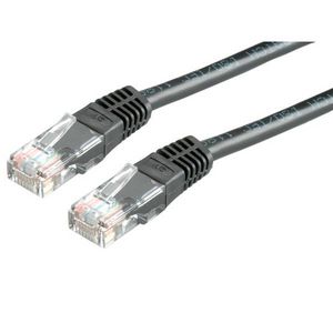 Roline PATCHKABEL KAT5E 3,0 M UTP,  SORT, RJ45 U/SK?RM HAN:HAN