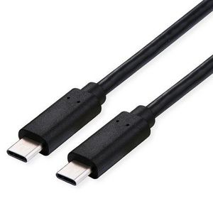 Roline KABEL USB4 GEN3X2, C - C, HAN  - HAN, 240W, 40GBPS, SORT,  1,0M