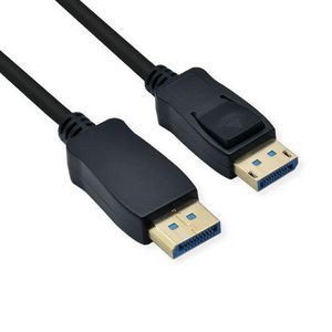 Roline DISPLAYPORT KABEL V2.0 8K,  5,0M, DISPLAYPORT: HAN -  DISPLAYPORT: HAN, SORT