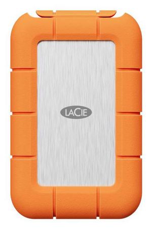 LACIE External Solid State Drive  Thunderbolt Technology 4 Tb  Usb Type-C Usb4 Gen 3X2 Orange, Stainless Steel