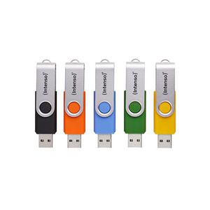 STICK Intenso Office Line 32GB USB STICK 3.2 Multipack x5 bunt