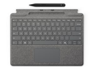 Microsoft Surface Pro Keyboard w/Trackpad Accelerometer Surface Slim Pen 2 Storage and Charging Tray QWERTY Nordic w/ Slim Pen 2
